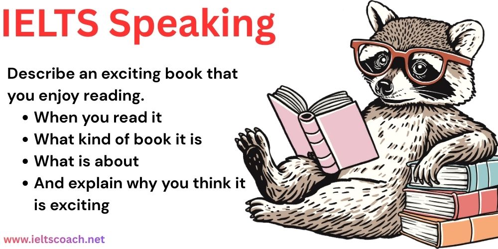 Describe an exciting book that you enjoy reading